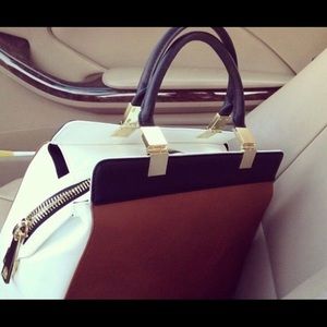 Zara color block satchel